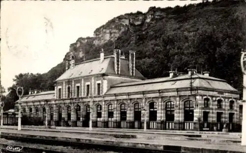 Ak Lexos Tarn et Garonne, Bahnhof