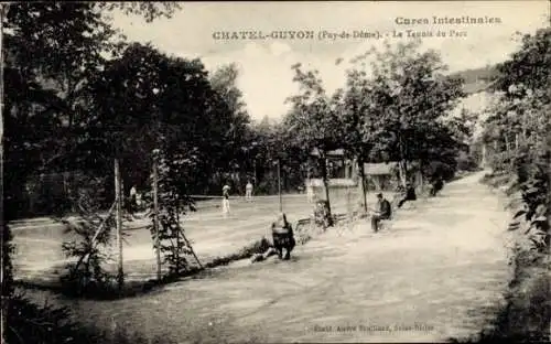 Ak Châtel Guyon Puy de Dôme, Tennis du Parc