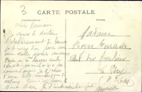 Ak Le Mont Dore Puy de Dôme, Source du Pantheon, Trinker, Badegäste