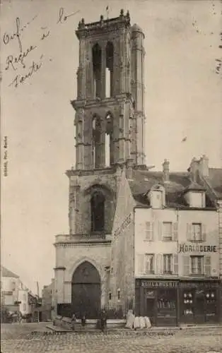 Ak Mantes la Jolie Yvelines, Tour Saint Maclou, Boulangerie