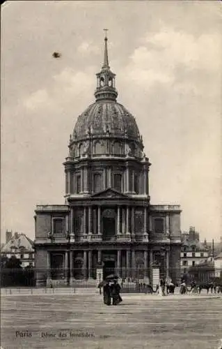 Ak Paris VII, Dome des Invalides