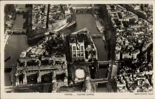 Ak Paris IV Ile de la Cité, Kathedrale Notre-Dame