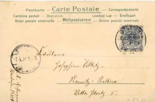 Glitzer Litho Glückwunsch Ostern, Mädchen, Kreuz, Blumen