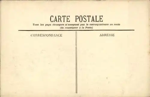 Ak Brüssel Brüssel, Katastrophe der Ausstellung 1910, Pariser Pavillon