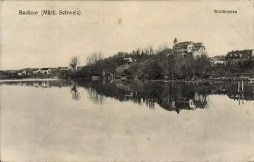 Ak Buckow in der Märkischen Schweiz, Waldfrieden