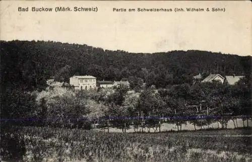 Ak Buckow in der Märkischen Schweiz, Schweizerhaus