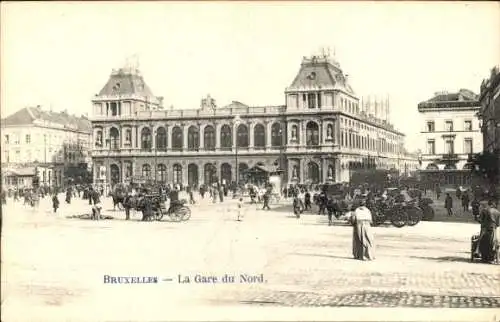 Ak Brüssel Brüssel, Gare du Nord