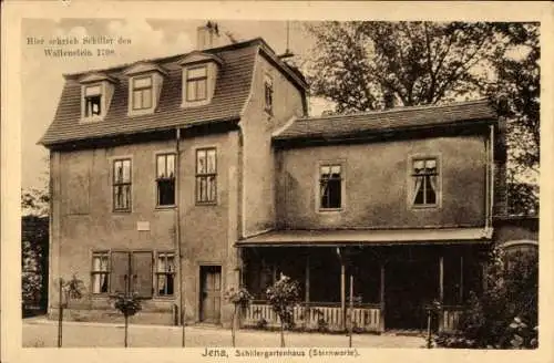 Ak Jena in Thüringen, Schillergartenhaus, Sternwarte