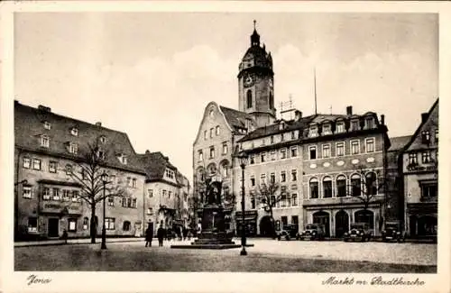 Ak Jena in Thüringen, Markt, Stadtkirche