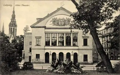 Ak Leipzig in Sachsen, Altes Theater