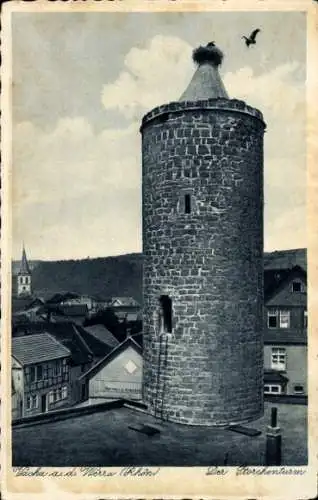 Ak Vacha in der Rhön Thüringen, Storchenturm