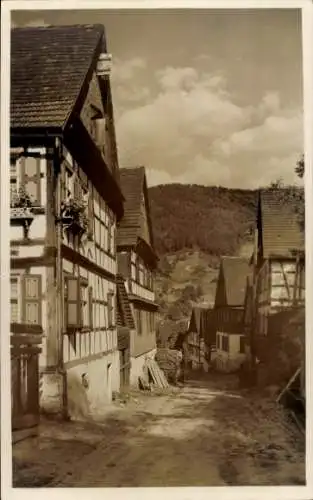 Ak Forbach im Murgtal Schwarzwald Baden, in der Klamm