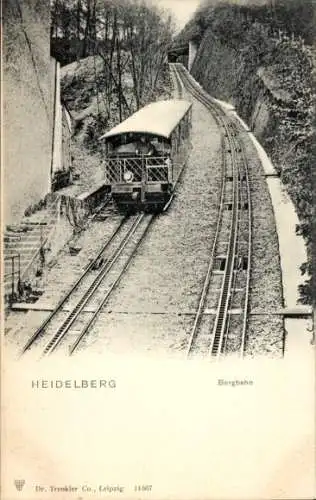 Ak Heidelberg am Neckar, Bergbahn