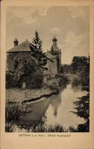 Ak Kettwig Essen im Ruhrgebiet, Schloss Hugenpoet