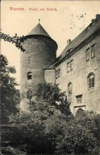 Ak Wurzen in Sachsen, Schloss, Schlossturm