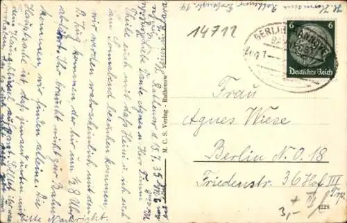 Ak Rathenow im Havelland, Bismarckturm