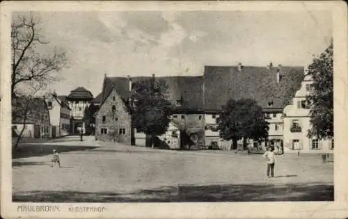 Ak Maulbronn im Schwarzwald, Klosterhof