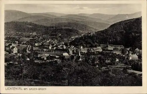 Ak Lichtenthal Lichtental Baden Baden am Schwarzwald, Panorama