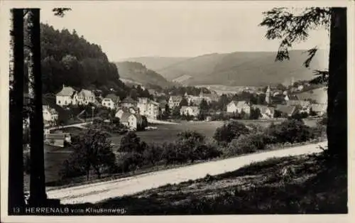 Ak Bad Herrenalb im Schwarzwald, Klausenweg, Gesamtansicht