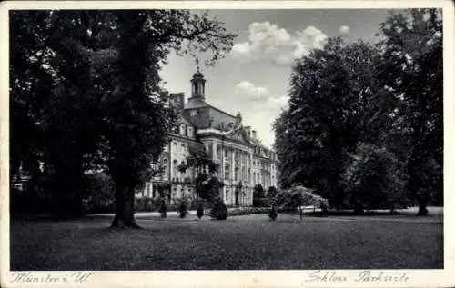 Ak Münster in Westfalen, Schloss Parkseite