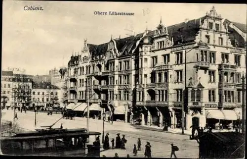 Ak Koblenz am Rhein, Obere Löhrstraße