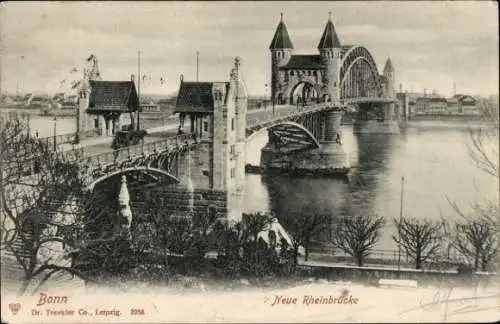 Ak Bonn am Rhein, neue Rheinbrücke