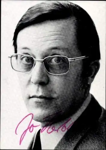 Ak Schauspieler Jo Herbst, Portrait, Autogramm