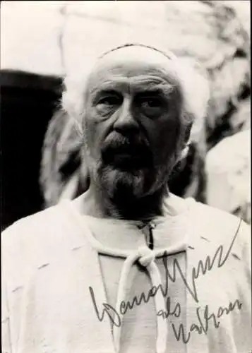 Ak Schauspieler Werner Hinz, Portrait, Autogramm