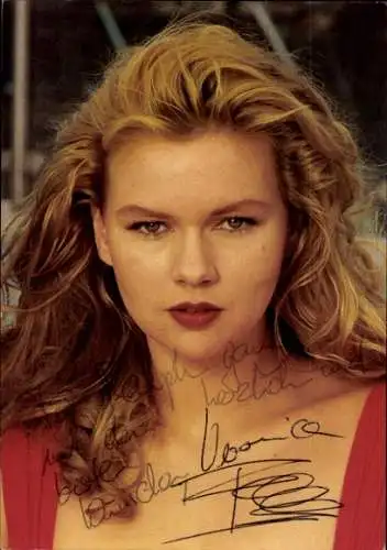 Ak Schauspielerin Veronica Ferres, Portrait, Autogramm