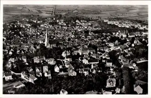 Ak Alzey in Rheinhessen, Fliegeraufnahme