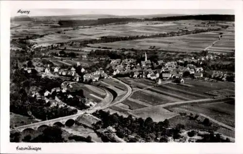 Ak Enzweihingen Vaihingen an der Enz, Fliegeraufnahme