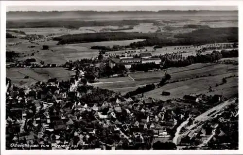 Ak Ochsenhausen in Württemberg, Fliegeraufnahme