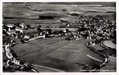 Ak Ochsenhausen in Württemberg, Fliegeraufnahme