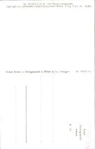 Ak Meersburg im Bodenseekreis Baden Württemberg, Fliegeraufnahme