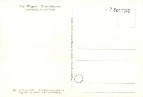 Ak Obenhausen Markt Buch Schwaben, Fliegeraufnahme