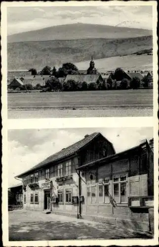 Ak Harlingerode Bad Harzburg am Harz, Gesamtansicht, Gasthof Deutscher Kaiser