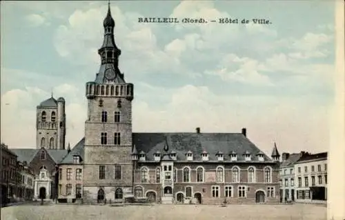 Ak Bailleul Nord, Rathaus