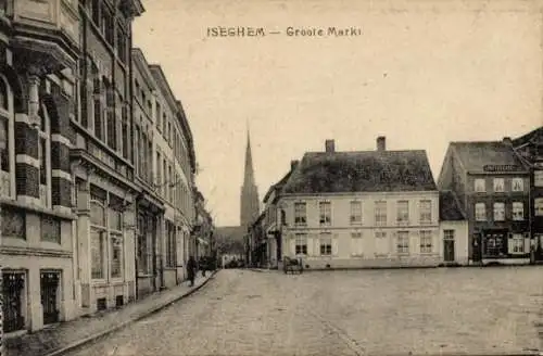 Ak Izegem Iseghem Westflandern, Grand Place