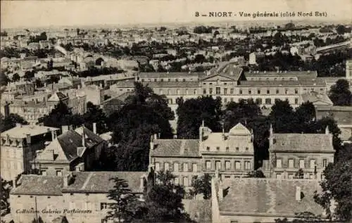 Ak Niort Deux Sèvres, Panorama, Nordostseite