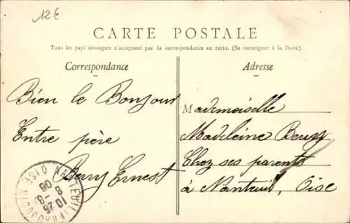 Ak Blincourt Oise, Propriete et Parc de Blincourt