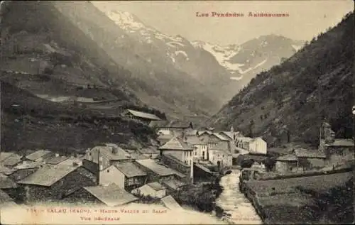 Ak Salau Couflens Ariege, Haute Vallee du Salat, Gesamtansicht