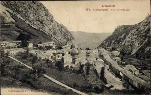 Ak Monsegur Ariège, vue du Village