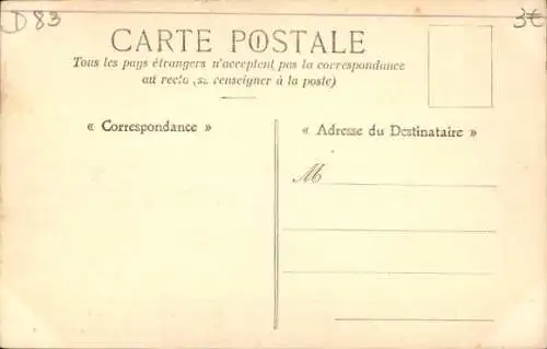 Ak Toulon Var, Küstenbatterie mit Artilleriegeschützen aus dem letzten Krieg 1901