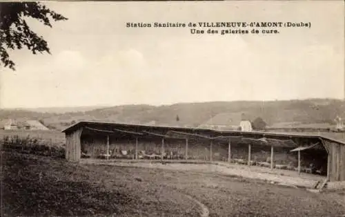 Ak Villeneuve -d'Amont, Station Sanitaire, Une des galeries de cure