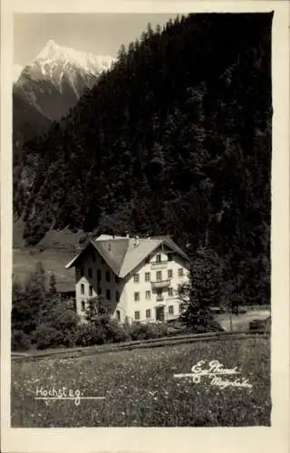 Foto Ak Hochsteg Tirol, Gasthaus