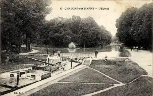 Ak Châlons-sur-Marne, L’Ecluse