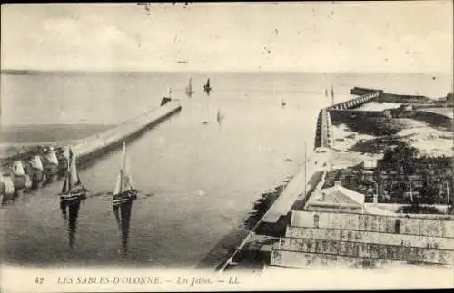 Ak Les Sables d’Olonne Vendée, Piers