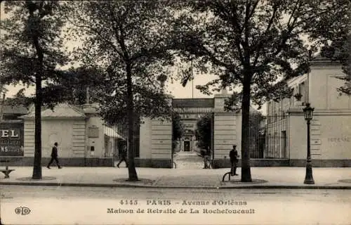 Ak-Observatorium von Paris XIV, Avenue d’Orleans, Altersheim Rochefoucault