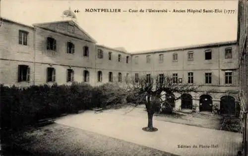 Ak Montpellier Hérault, Universitätsgericht, ehemaliges Krankenhaus Saint-Eloi