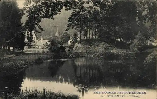 Ak Kichompré Gérardmer Lothringen Vogesen, Etang